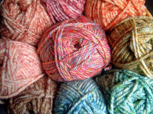 sorte de laine a tricoter